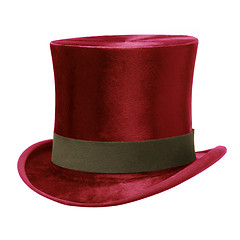 Image showing Red Top Hat