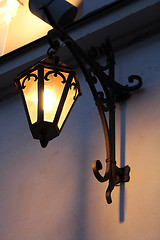 Image showing nice lantern on the wall