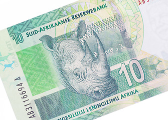 Image showing Ten South African Rand