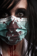 Image showing Zombie nurse