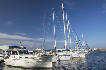 Image showing Sailing boats