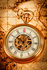 Image showing Vintage pocket watch