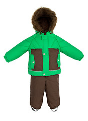 Image showing Childrens snowsuit fall