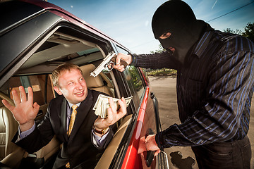 Image showing Robbery of the businessman
