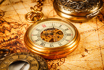 Image showing Vintage pocket watch