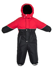 Image showing Childrens snowsuit fall