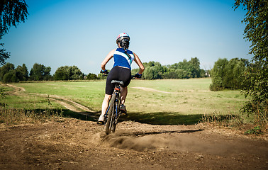 Image showing Women on bike