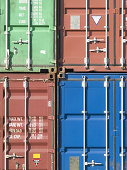 Image showing Freight containers