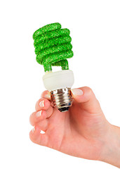 Image showing Concept Eco light bulb