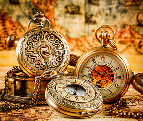 Image showing Vintage pocket watch