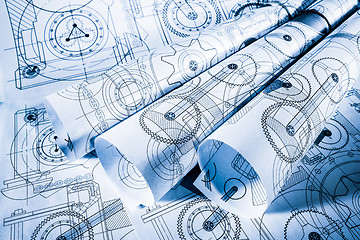 Image showing Technical drawings