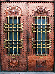 Image showing Metal door