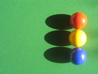 Image showing Snooker Balls Right