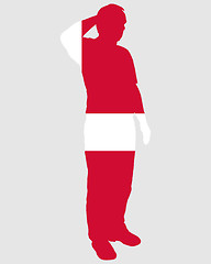 Image showing Danish Salute