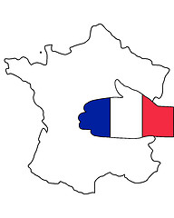 Image showing Welcome to France