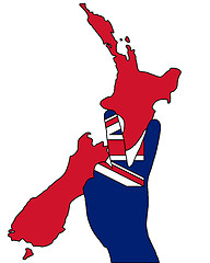 Image showing New Zealand hand signal