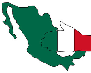 Image showing Mexican handshake