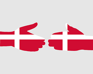 Image showing Danish handshake