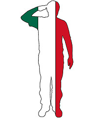 Image showing Mexican salute