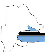 Image showing Welcome to Botswana