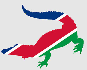 Image showing Crocodile Namibia
