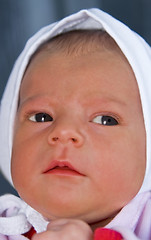 Image showing Baby girl portrait