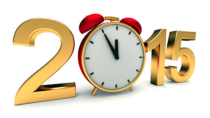 Image showing New year 2015