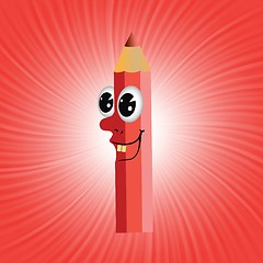 Image showing red pencil