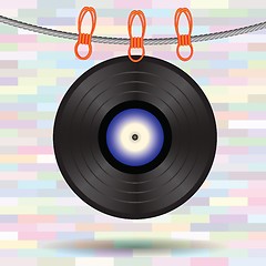 Image showing vinyl record