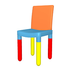 Image showing Colorful Child Chair