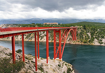 Image showing Bridge Maslenica