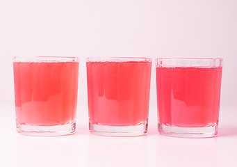 Image showing Pink grapefruit juice