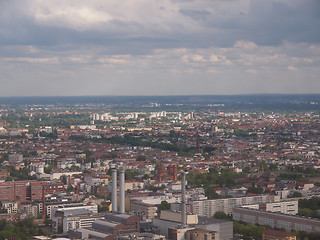 Image showing Berlin aerial view