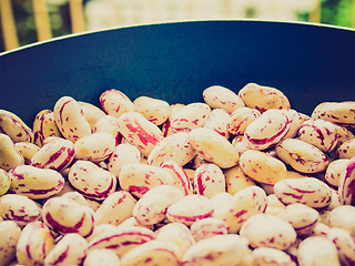 Image showing Retro look Beans salad