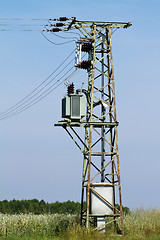 Image showing Column high voltage with transformer