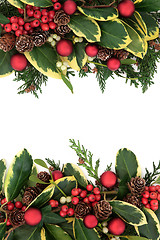 Image showing Christmas Decorative Border