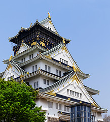 Image showing Osaka castle 