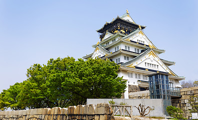 Image showing Osaka castle 