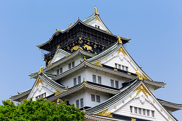 Image showing Osaka castle 