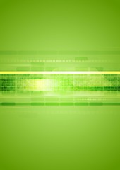 Image showing Hi-tech green abstract background