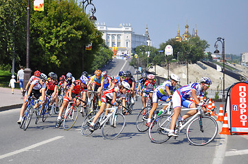 Image showing Day of the athlete in Tyumen, 09.08.2014. Cycling.