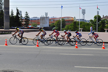 Image showing Day of the athlete in Tyumen, 09.08.2014. Cycling.