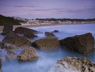 Image showing Beach at Night