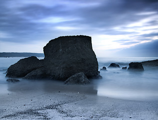 Image showing Beach at Night