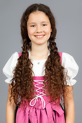 Image showing traditional bavarian girl
