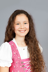 Image showing traditional bavarian girl