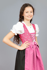 Image showing traditional bavarian girl