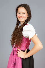 Image showing traditional bavarian girl