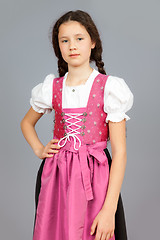 Image showing traditional bavarian girl