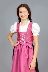 Image showing traditional bavarian girl